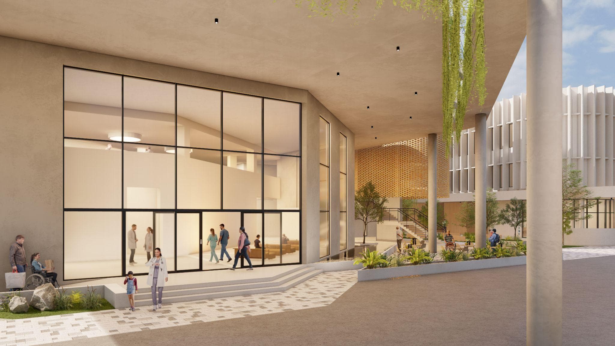 Main entrance and reception